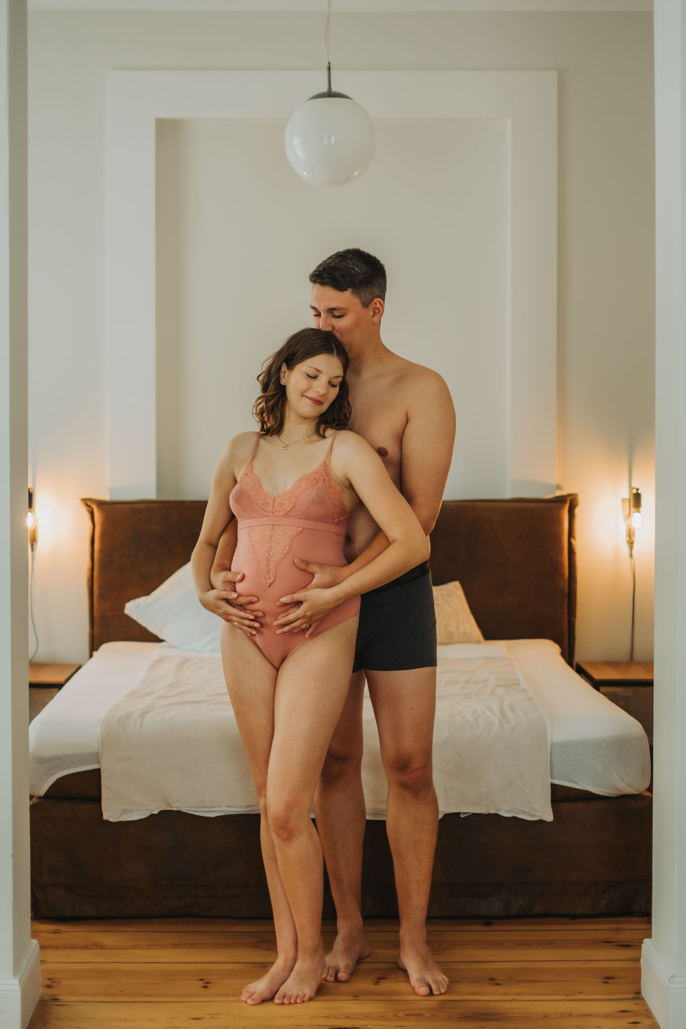 Sinnliches Babybauch Shooting in Hamburg